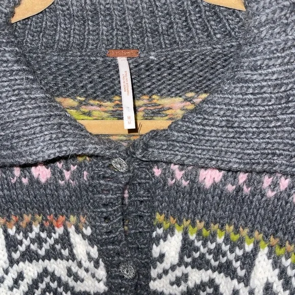 Free People Multicolor Knit Cardigan - Picture 5 of 6
